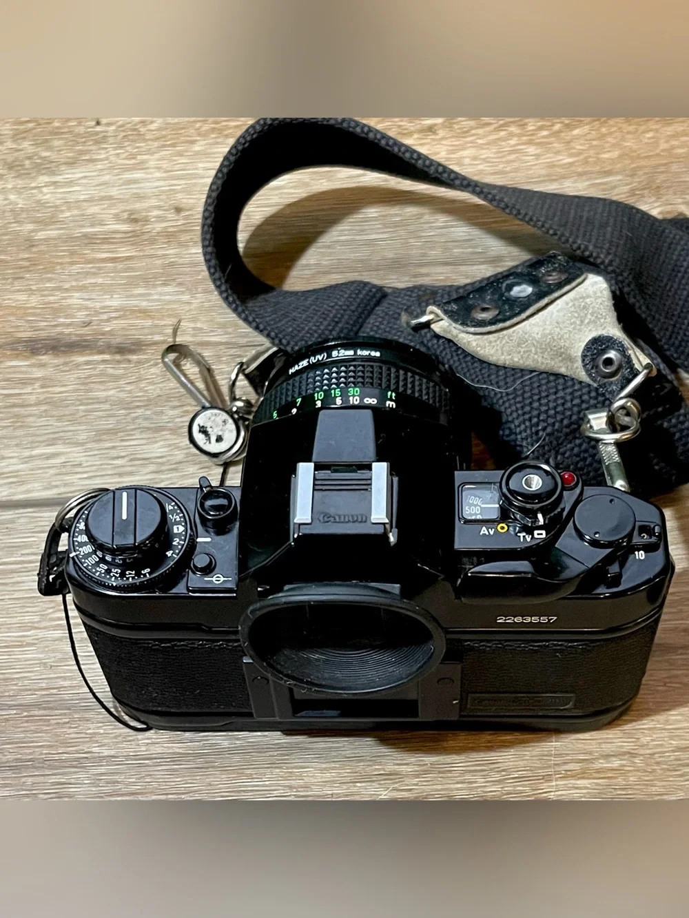 Vintage Canon A-1 35mm Film SLR Camera + Lens & Wide Angle Accessories
